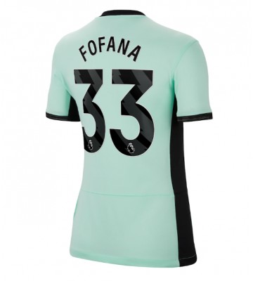 Chelsea Wesley Fofana #33 Koszulka Trzecich Kobiety 2023-24 Krótki Rękaw